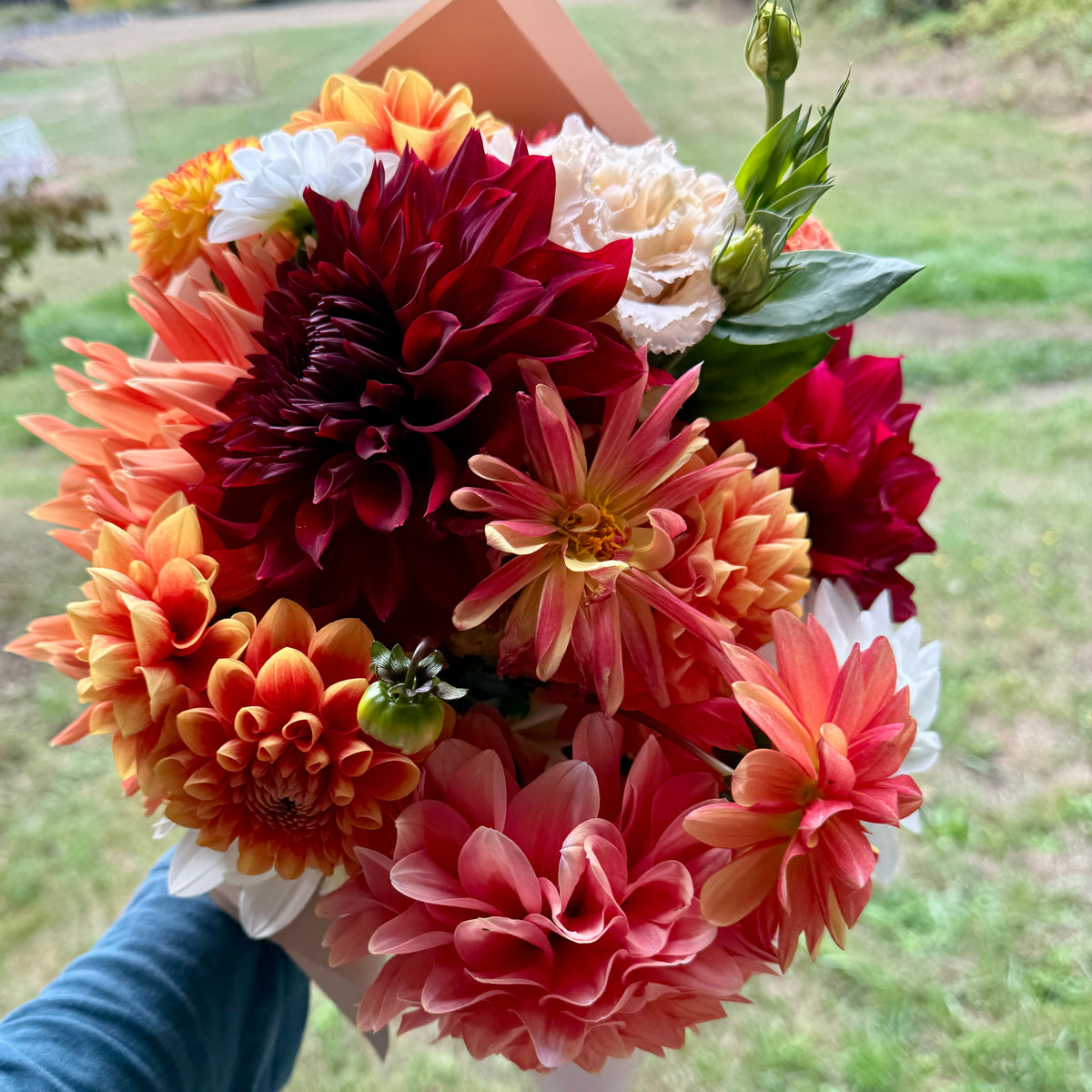 Fresh Flower Bouquet featuring Dahlias