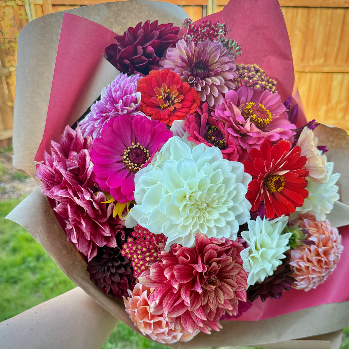 Fresh Flower Bouquet featuring Dahlias